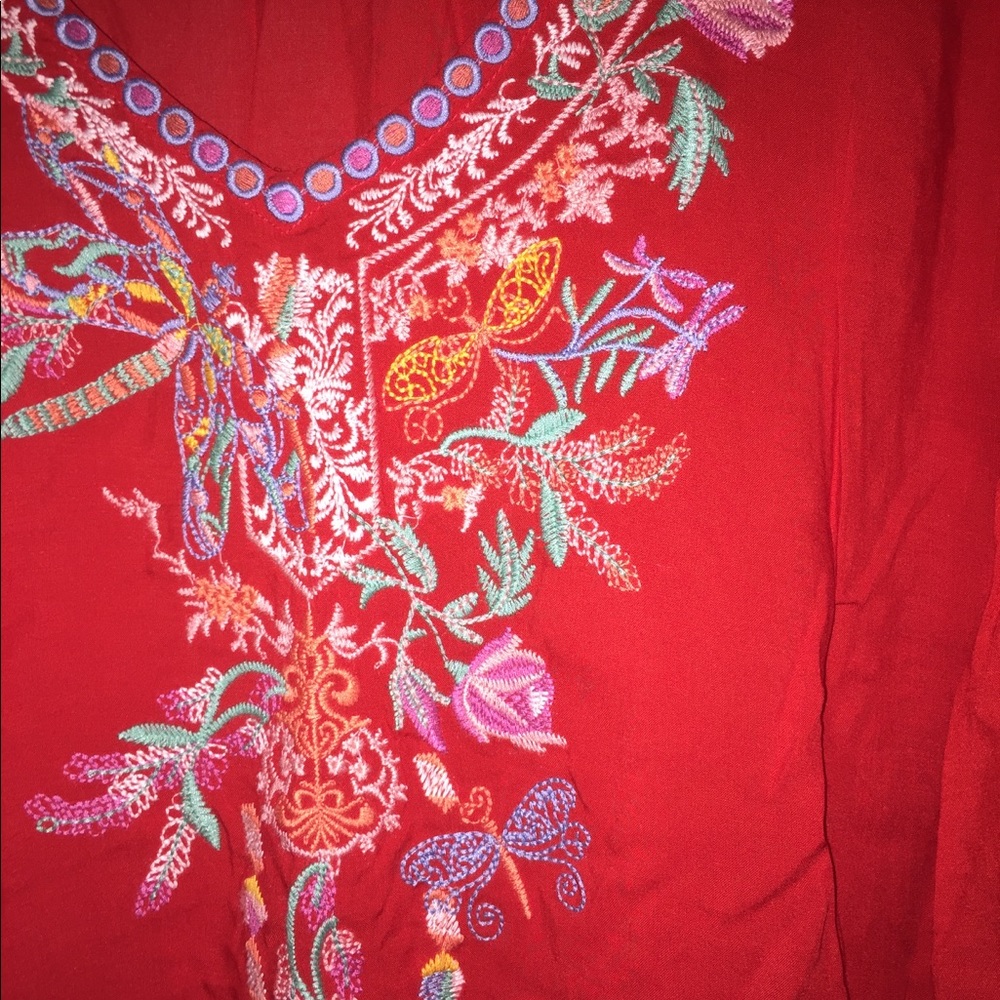 Boutique Embroidered Top